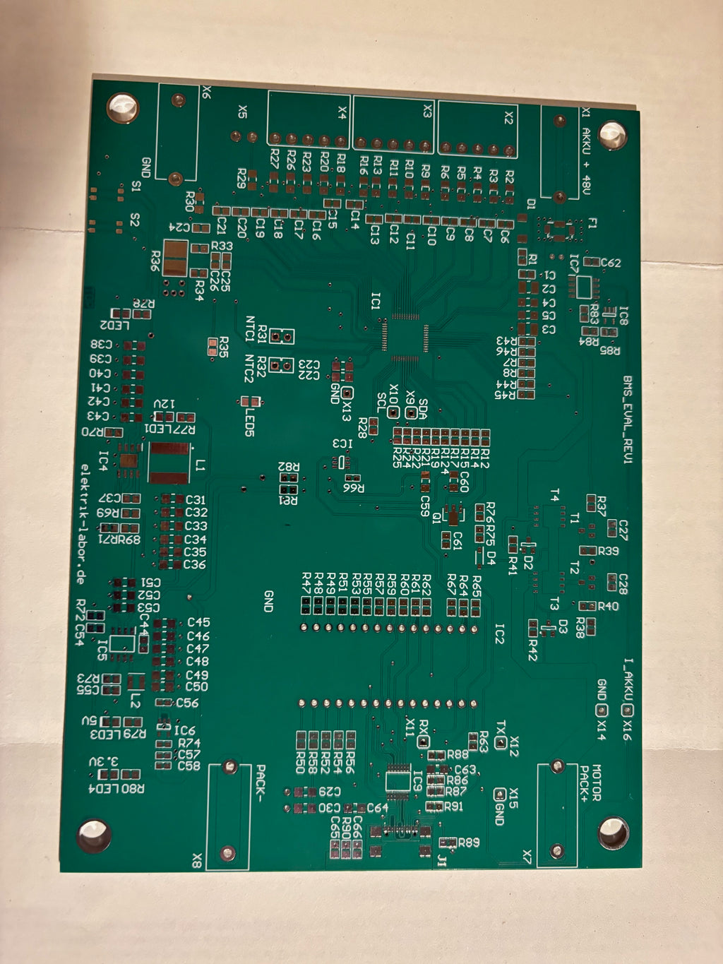 BMS von 4 Zellen bis 16 Zellen