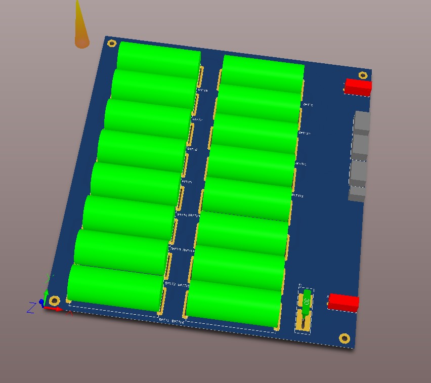 Lipo Akku Evalboard